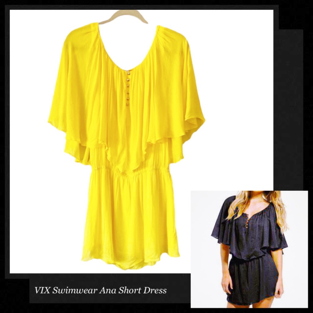 VIX BY PAUL HERMANNY Solid Ana Short Dress